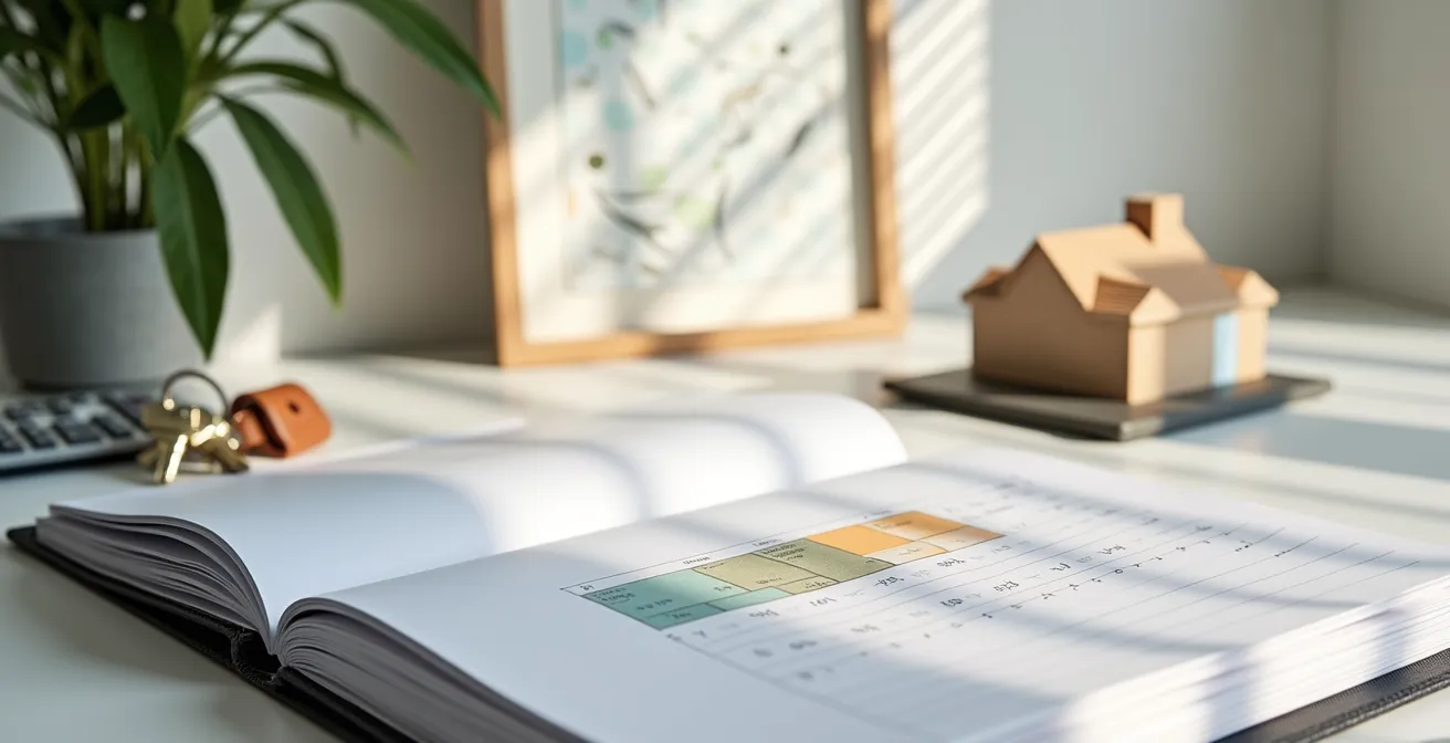 Calendrier avec jalons importants entre compromis et acte de vente