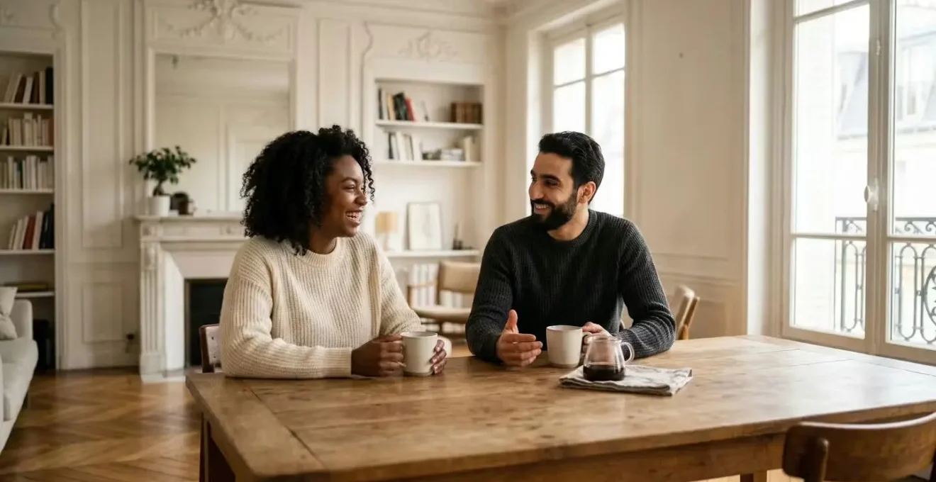 Grand appartement parisien lumineux aménagé pour une colocation haut de gamme