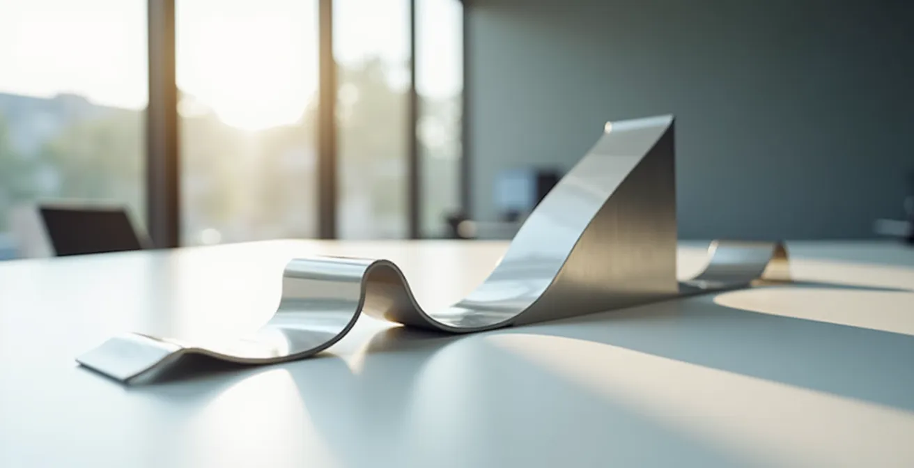 Graphique abstrait montrant l'évolution des rendements nets sur 20 ans