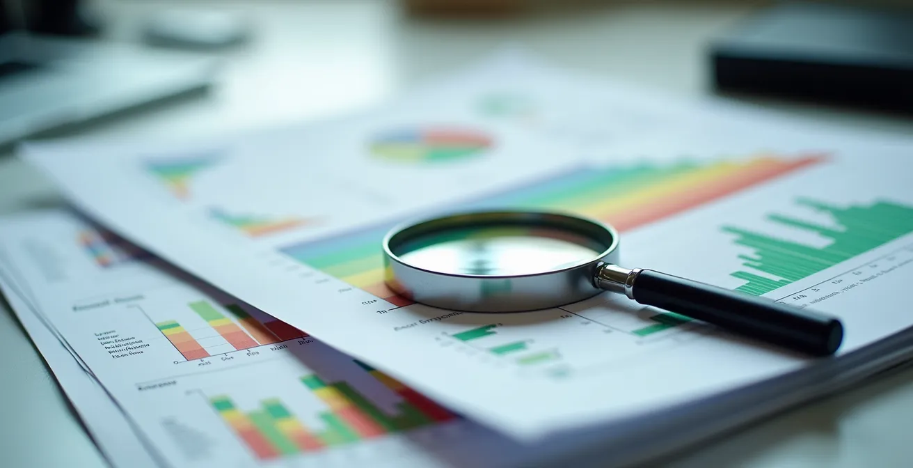 Dossier de diagnostics immobiliers avec étiquettes énergétiques colorées